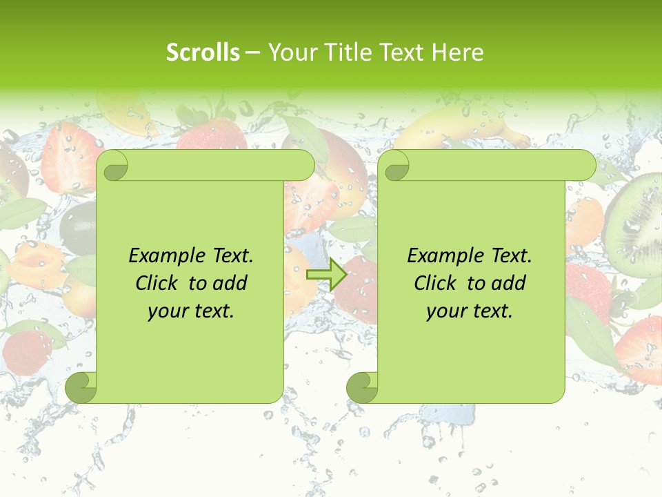 Blackberry Green Concept PowerPoint Template