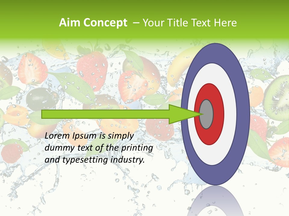 Blackberry Green Concept PowerPoint Template