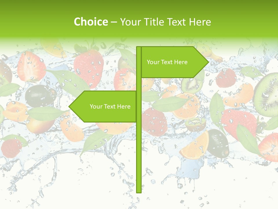 Blackberry Green Concept PowerPoint Template