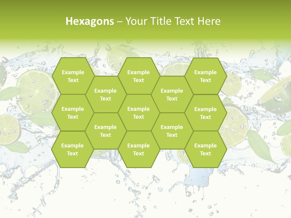 Citrus Isolated Taste PowerPoint Template