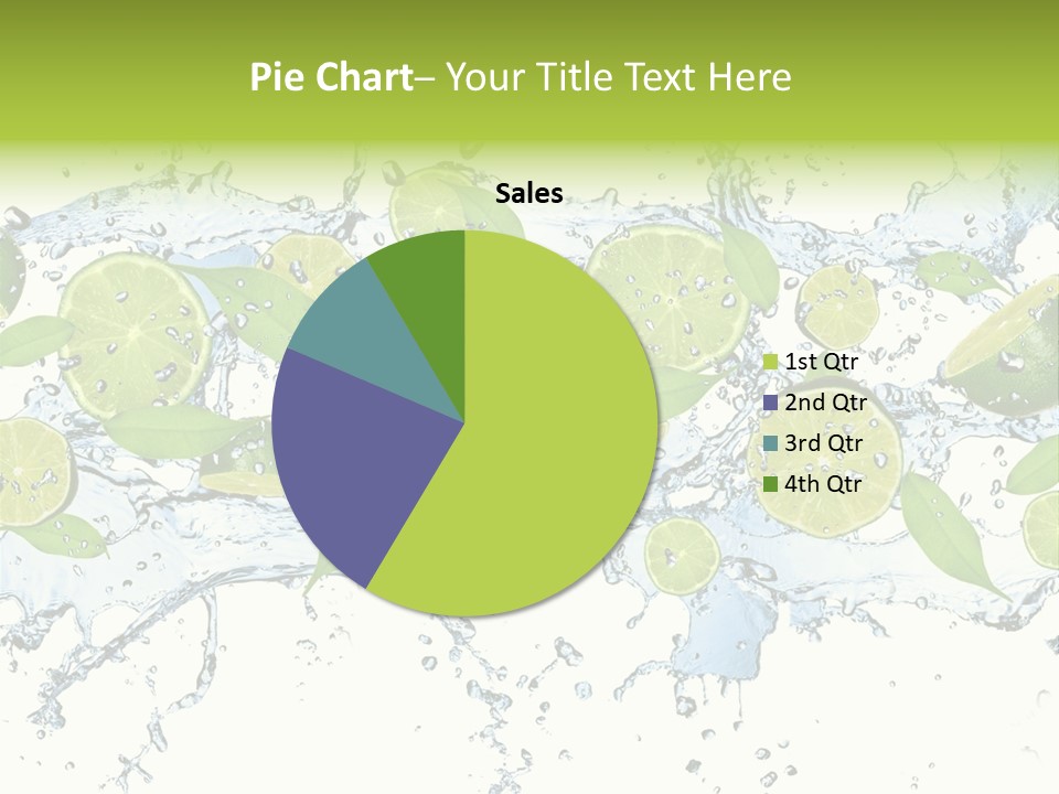 Citrus Isolated Taste PowerPoint Template