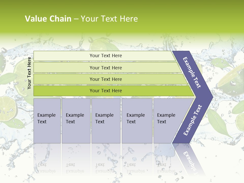 Citrus Isolated Taste PowerPoint Template
