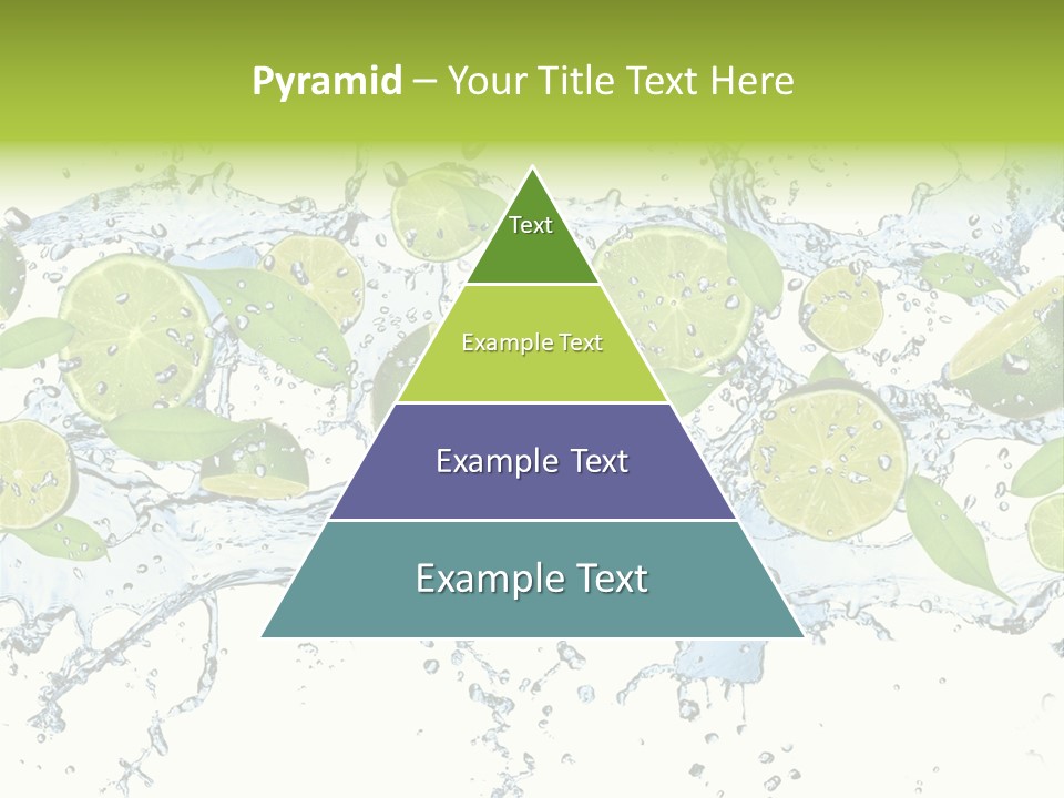 Citrus Isolated Taste PowerPoint Template