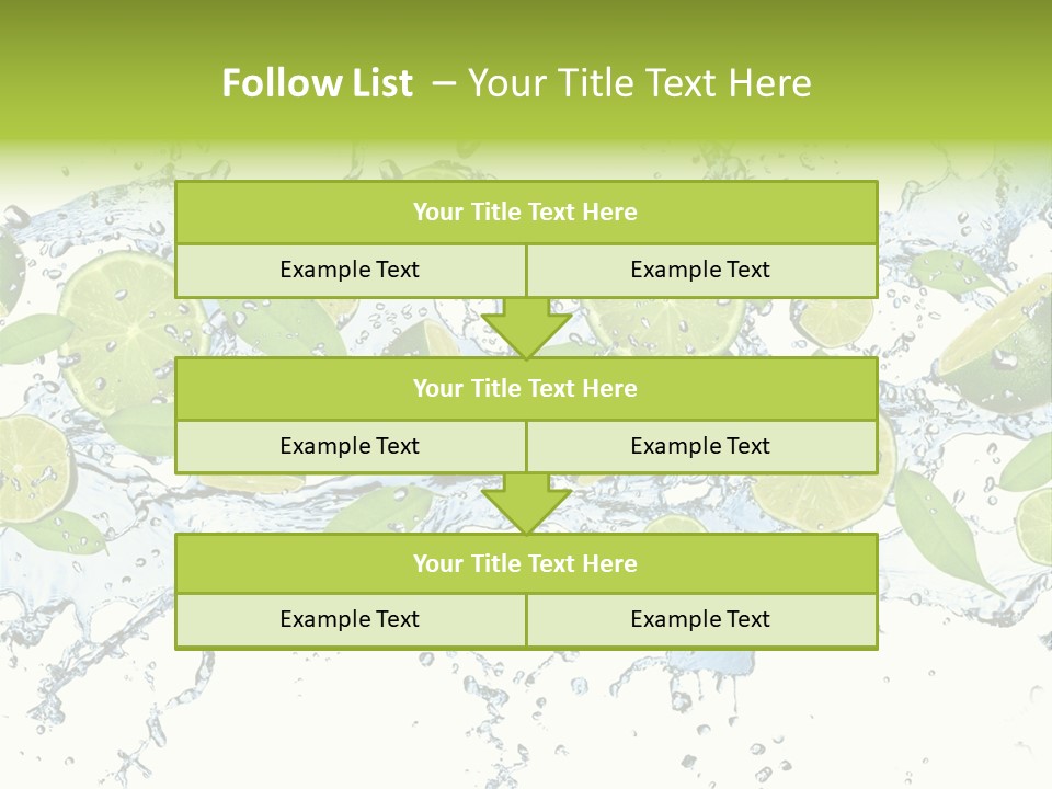 Citrus Isolated Taste PowerPoint Template