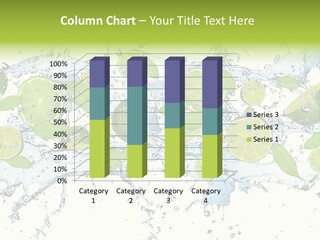 Citrus Isolated Taste PowerPoint Template