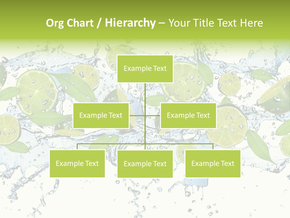 Citrus Isolated Taste PowerPoint Template