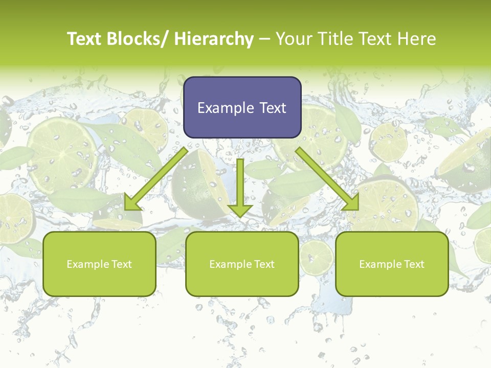 Citrus Isolated Taste PowerPoint Template