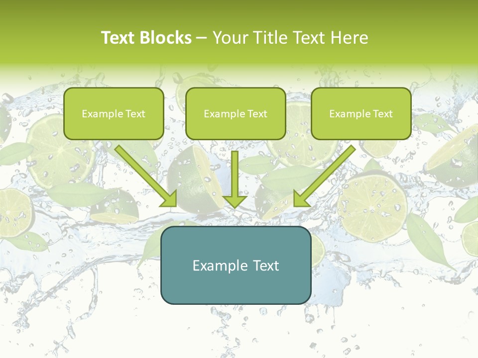 Citrus Isolated Taste PowerPoint Template