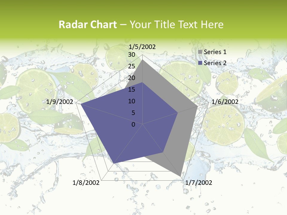 Citrus Isolated Taste PowerPoint Template