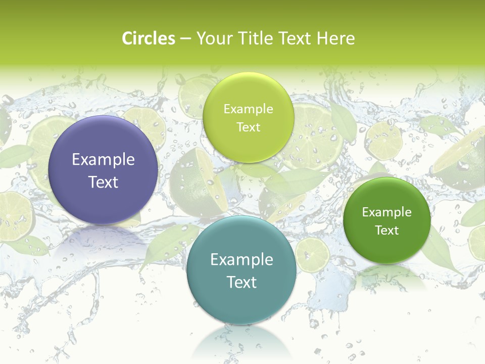 Citrus Isolated Taste PowerPoint Template