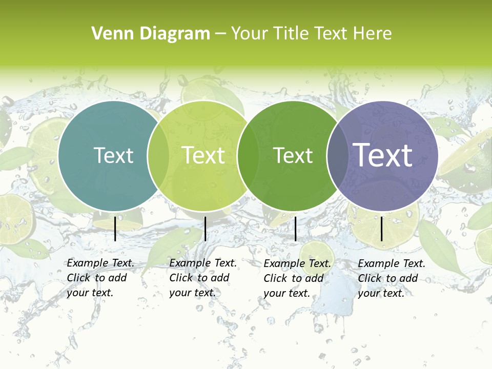 Citrus Isolated Taste PowerPoint Template