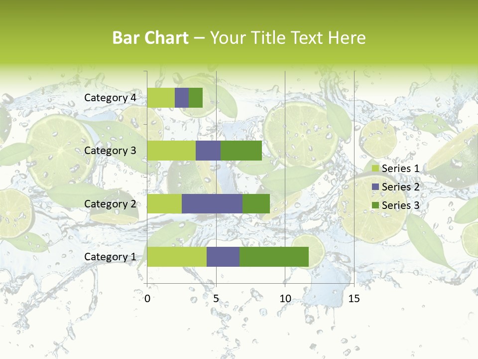 Citrus Isolated Taste PowerPoint Template
