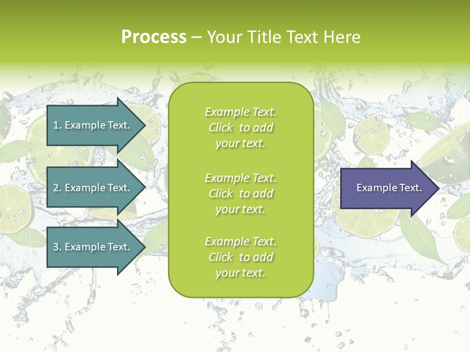 Citrus Isolated Taste PowerPoint Template