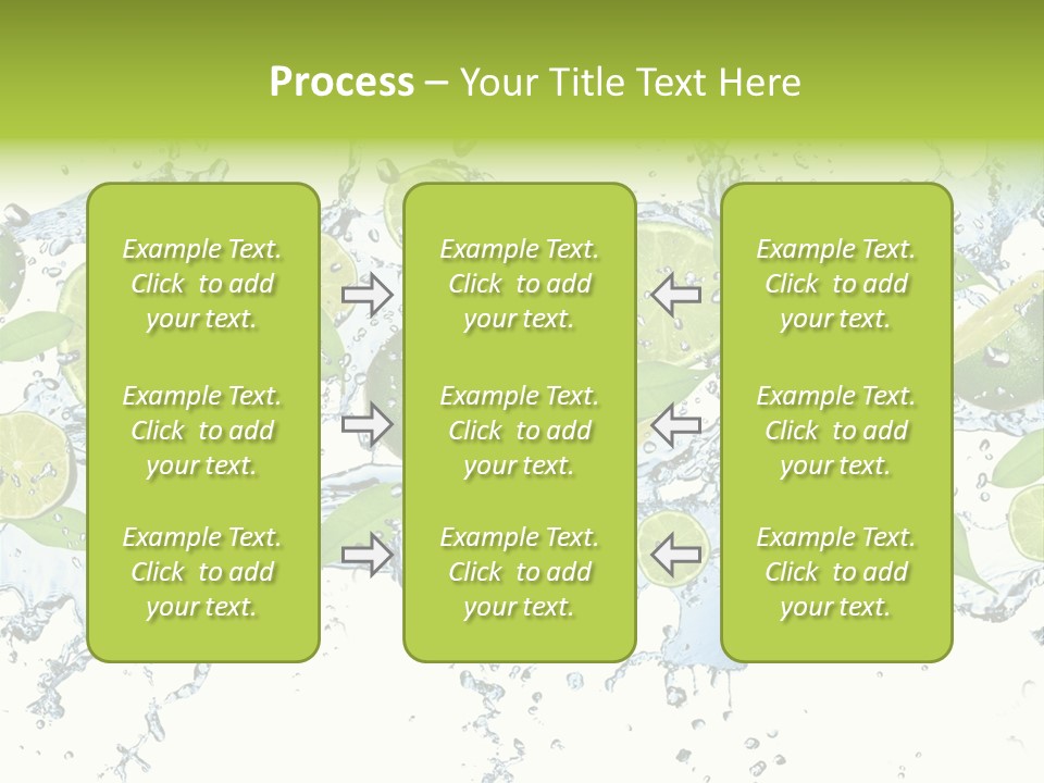 Citrus Isolated Taste PowerPoint Template