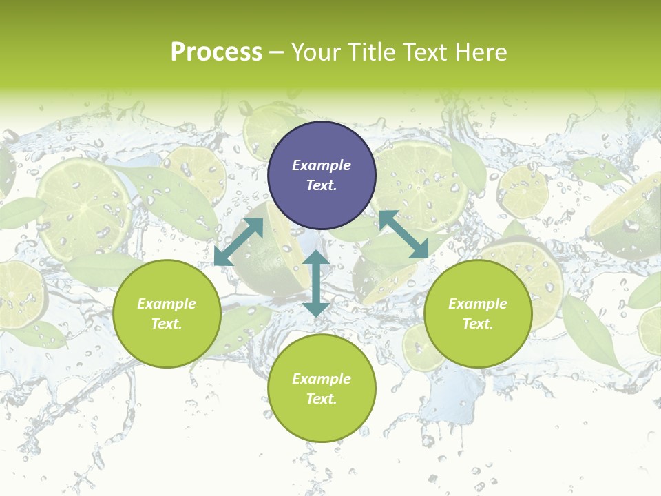 Citrus Isolated Taste PowerPoint Template