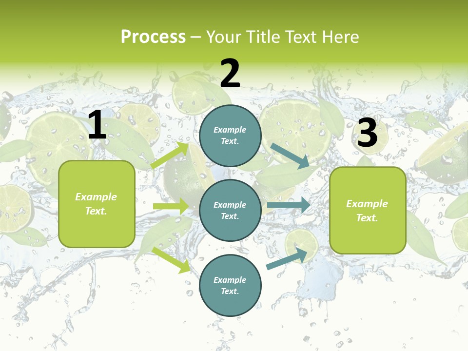 Citrus Isolated Taste PowerPoint Template