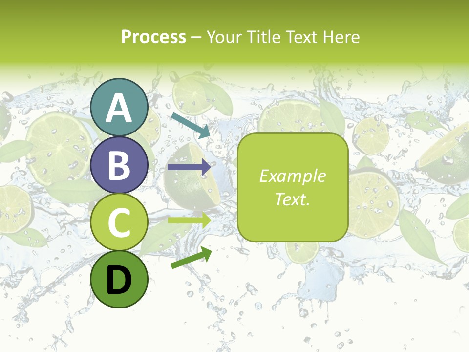 Citrus Isolated Taste PowerPoint Template