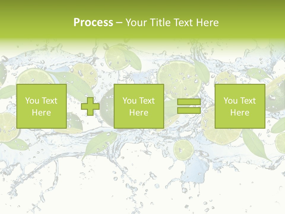 Citrus Isolated Taste PowerPoint Template