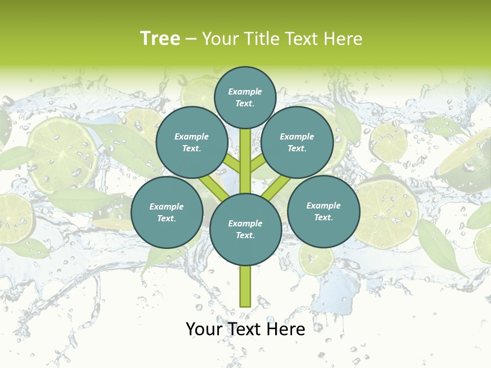 Citrus Isolated Taste PowerPoint Template