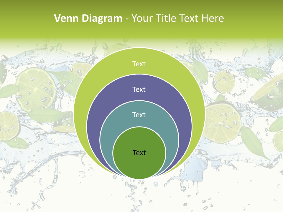 Citrus Isolated Taste PowerPoint Template