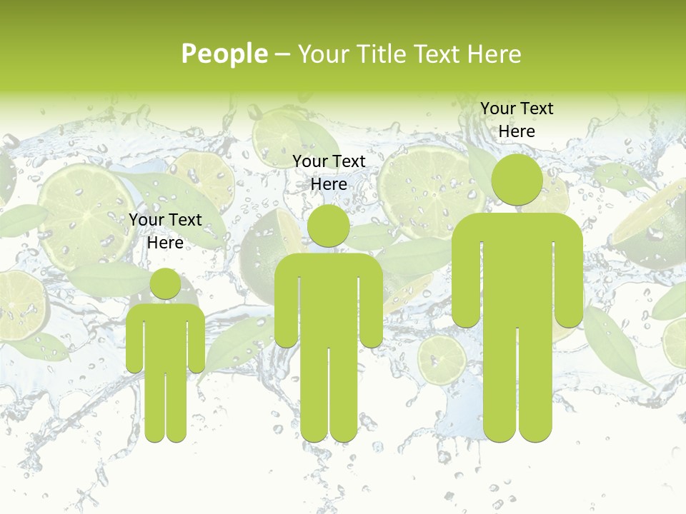 Citrus Isolated Taste PowerPoint Template