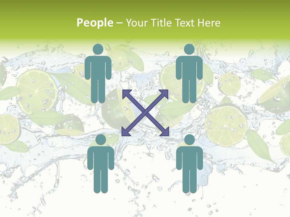 Citrus Isolated Taste PowerPoint Template