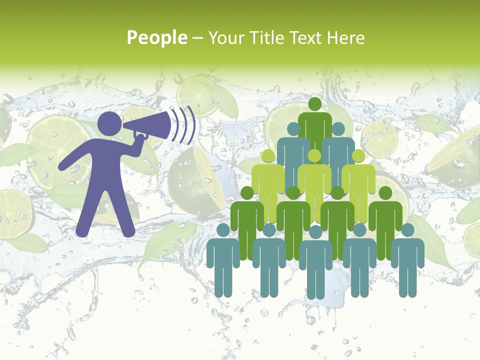 Citrus Isolated Taste PowerPoint Template