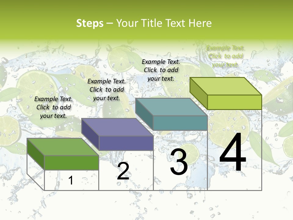 Citrus Isolated Taste PowerPoint Template