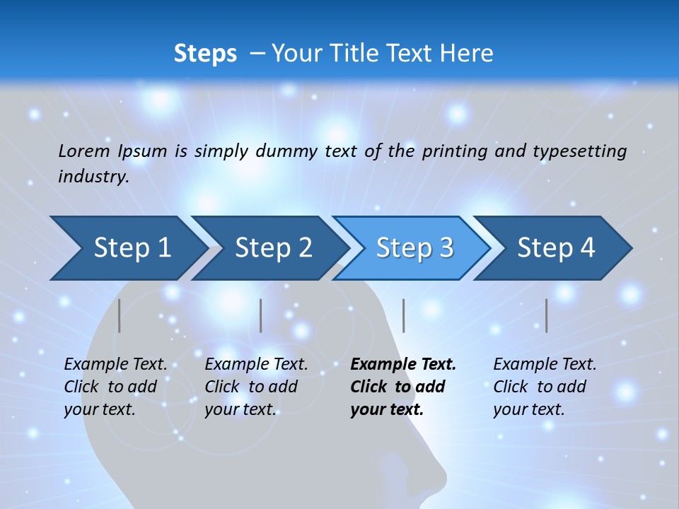 People Dream Silhouette PowerPoint Template