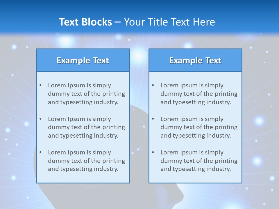 People Dream Silhouette PowerPoint Template