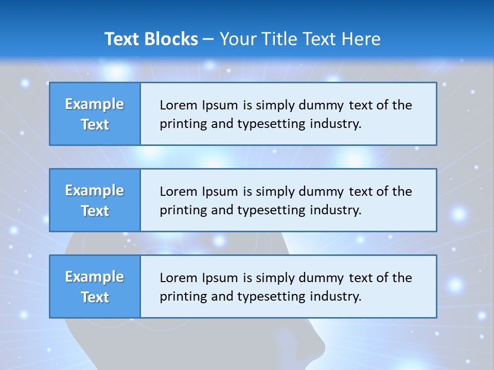 People Dream Silhouette PowerPoint Template