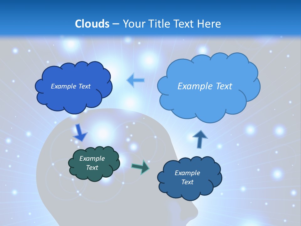 People Dream Silhouette PowerPoint Template