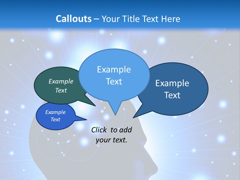 People Dream Silhouette PowerPoint Template