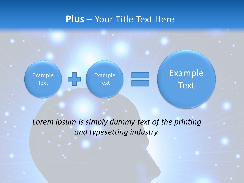 People Dream Silhouette PowerPoint Template