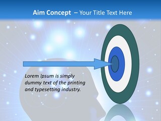 People Dream Silhouette PowerPoint Template