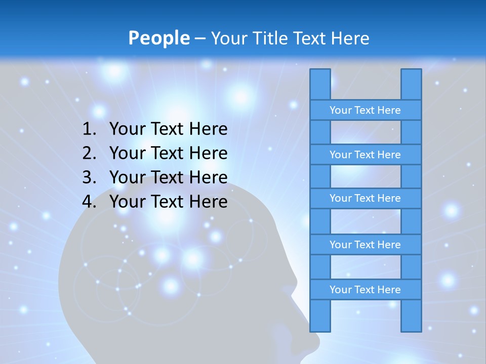 People Dream Silhouette PowerPoint Template