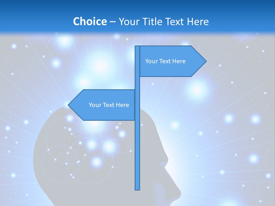 People Dream Silhouette PowerPoint Template