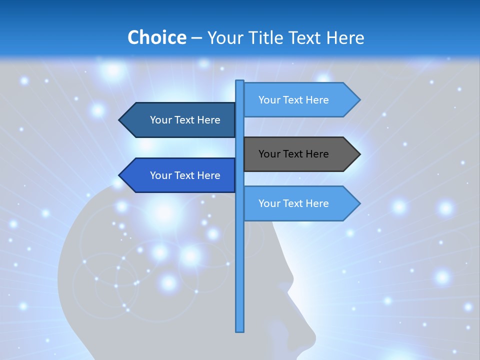 People Dream Silhouette PowerPoint Template