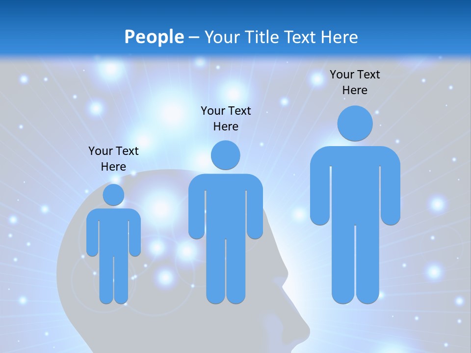 People Dream Silhouette PowerPoint Template