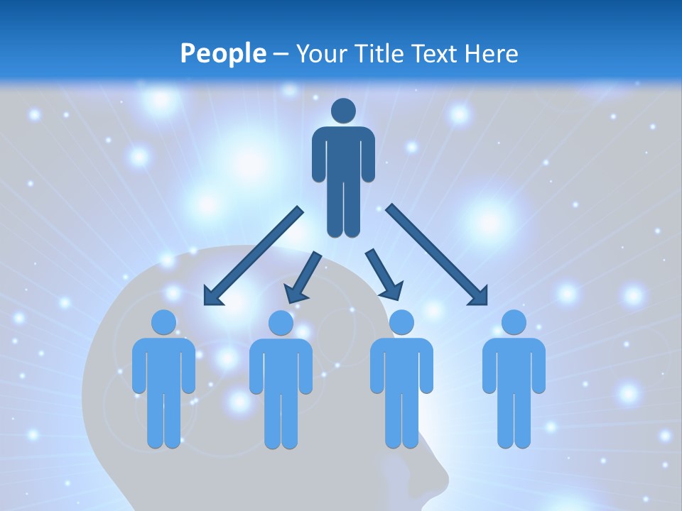 People Dream Silhouette PowerPoint Template