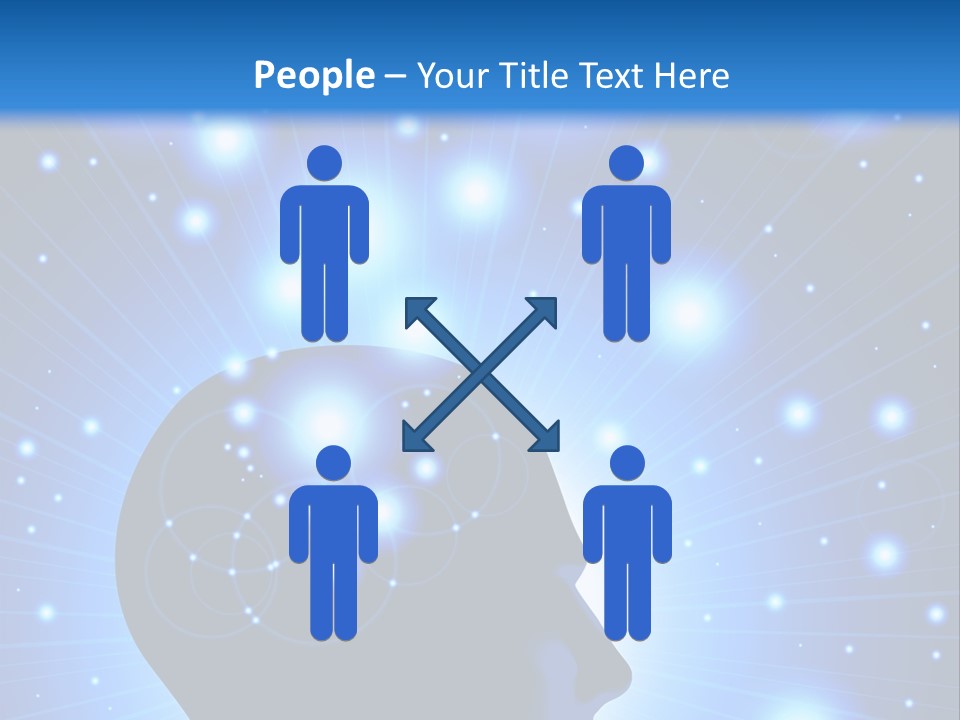 People Dream Silhouette PowerPoint Template