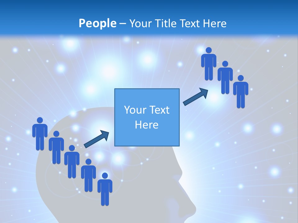 People Dream Silhouette PowerPoint Template