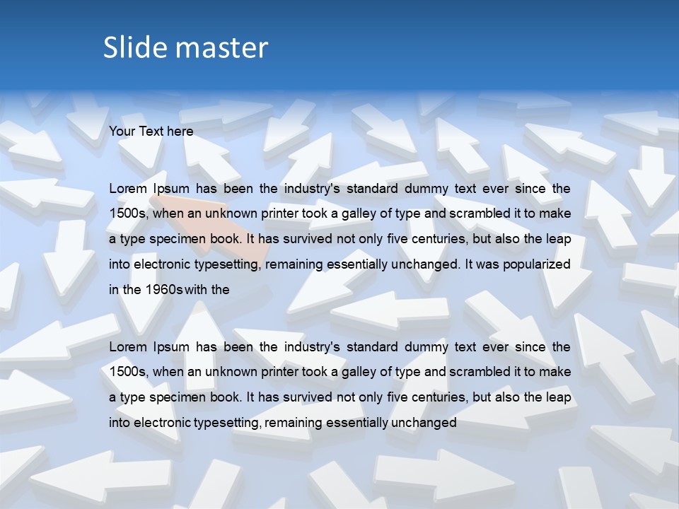 Icon Individual Strength PowerPoint Template