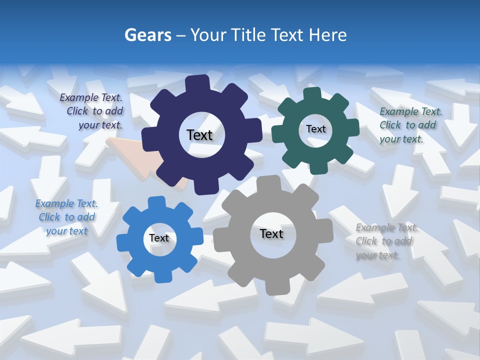 Icon Individual Strength PowerPoint Template