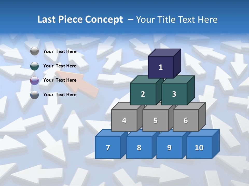 Icon Individual Strength PowerPoint Template