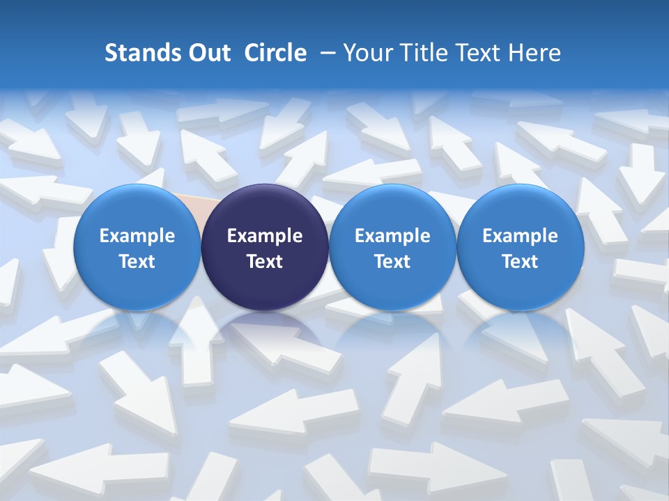 Icon Individual Strength PowerPoint Template