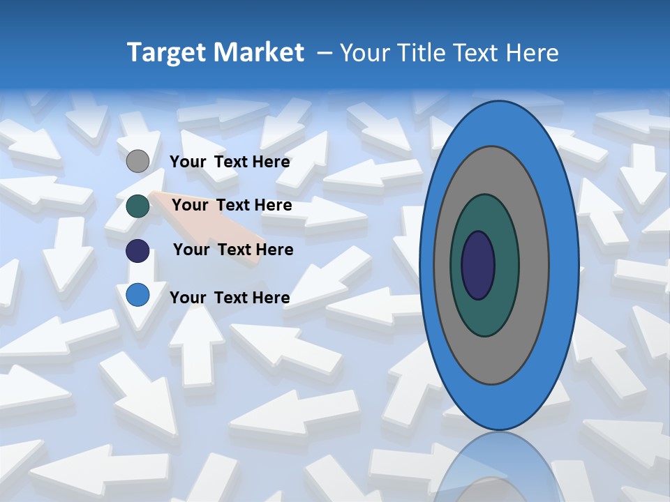 Icon Individual Strength PowerPoint Template