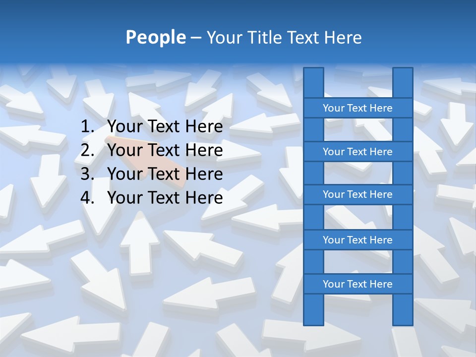 Icon Individual Strength PowerPoint Template