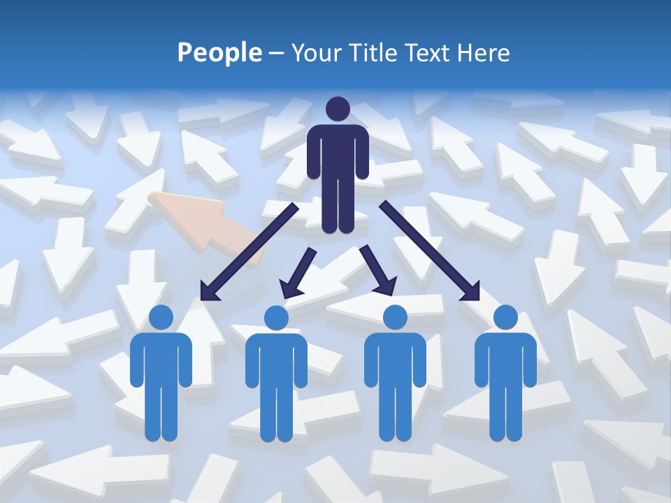 Icon Individual Strength PowerPoint Template