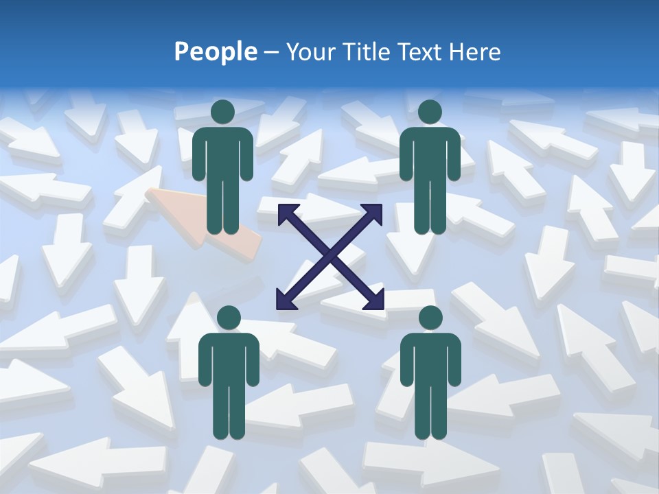 Icon Individual Strength PowerPoint Template